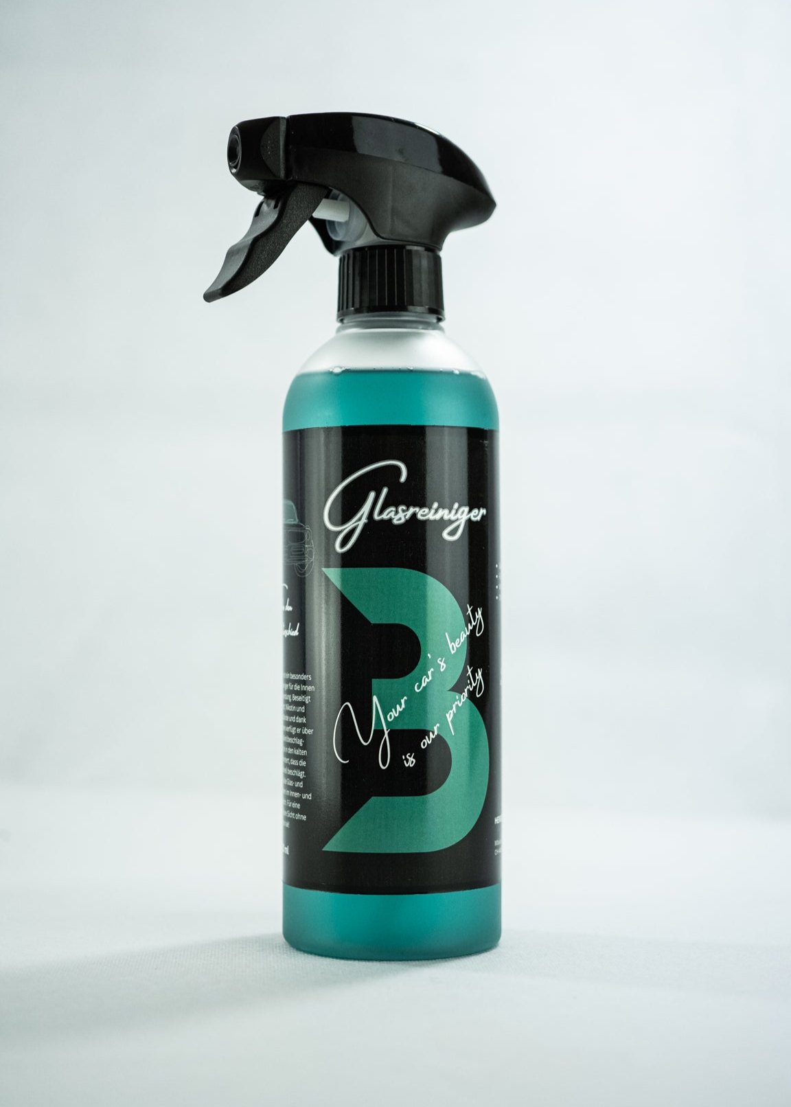 BERCE Glasreiniger 500 ml – Streifenfreie Sicht & Antibeschlag-Funktion - Berce